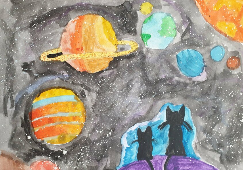 Конкурс рисунков мой космический мир. Книжка шар для дошкольников космос. Удивительный мир космоса